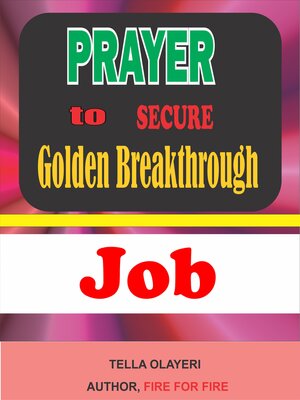 cover image of Prayer to Secure Golden Breakthrough Job